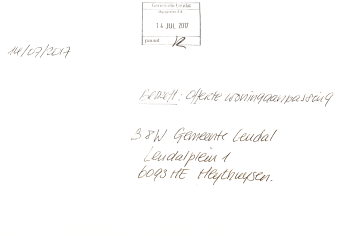 Ontvangstbevestiging gemeente leudal B en W wmo woningaanpassing wethouder krijgt zijn post niet