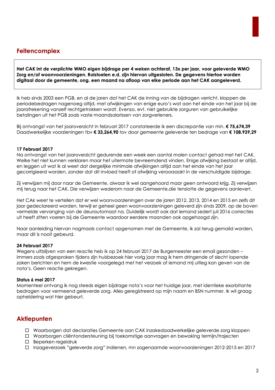 Bijlage 5-2 Plan van Aanpak - PGB - Discrepantie van 75674 Euro geleverde zorg CAK (6 mei 2017).png