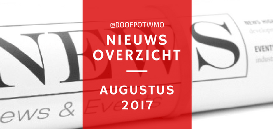 Nieuws Overzicht Doofpot WMO Leudal Augustus 2017