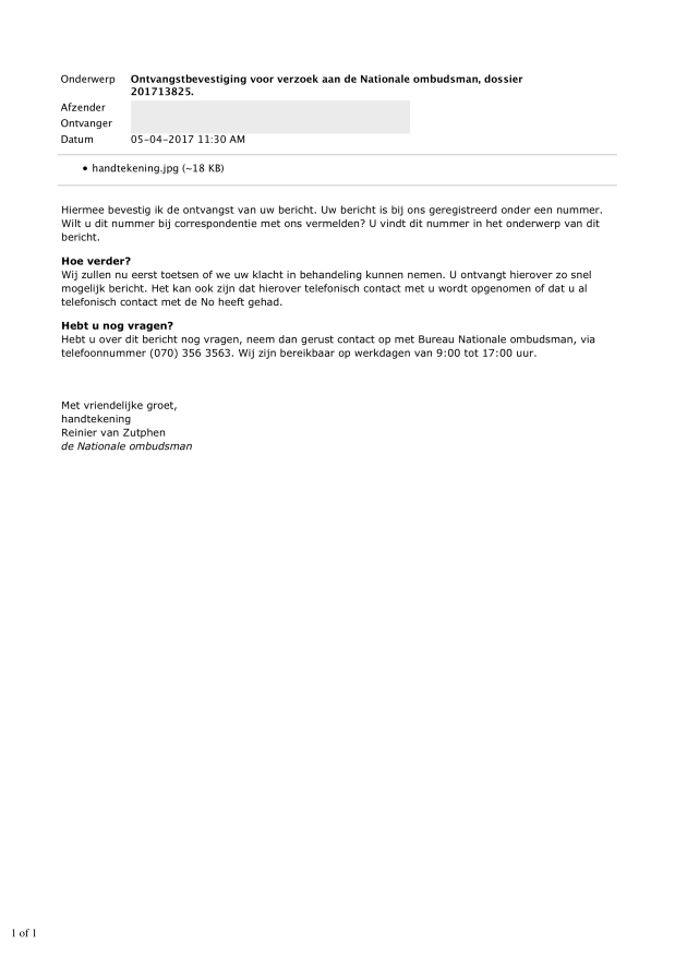 4- (5 april 2017) Ontvangstbevestiging voor verzoek aan de Nationale ombudsman dossier 201713825 - Doofpot WMO LEUDAL WEBLOG .png