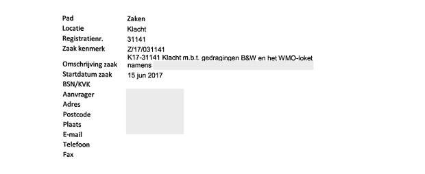 6- FORMELE KLACHT 15 JUNI 2017 BLOG